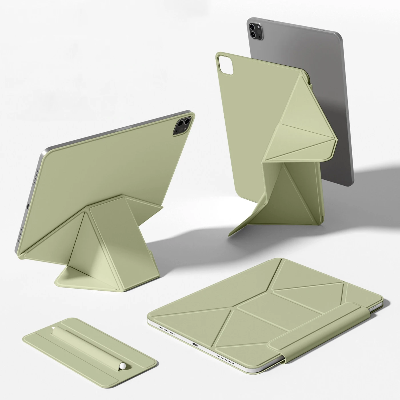 Dynamische Folio-Hülle für iPad Pro 13 11 Hülle 2025 M5 M4 2026 Funda Hülle für iPad Air 13 11 Cover 11./10. Generation Mini A17 6 Pro 12.9