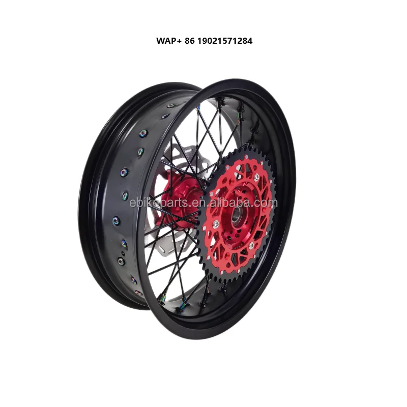 

High Quality Modify Wheel Accessories 17 Inch Supermoto Wheel Set Fit CR CRF 125/250/450