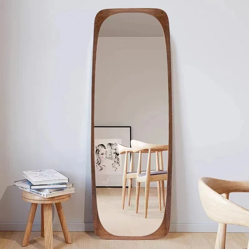 Vintage Aesthetic Decorative Mirrors Full Body Custom Wall Decorative Mirrors Handicraft Wooden Spiegel Ayna Wall DecorWN50DM