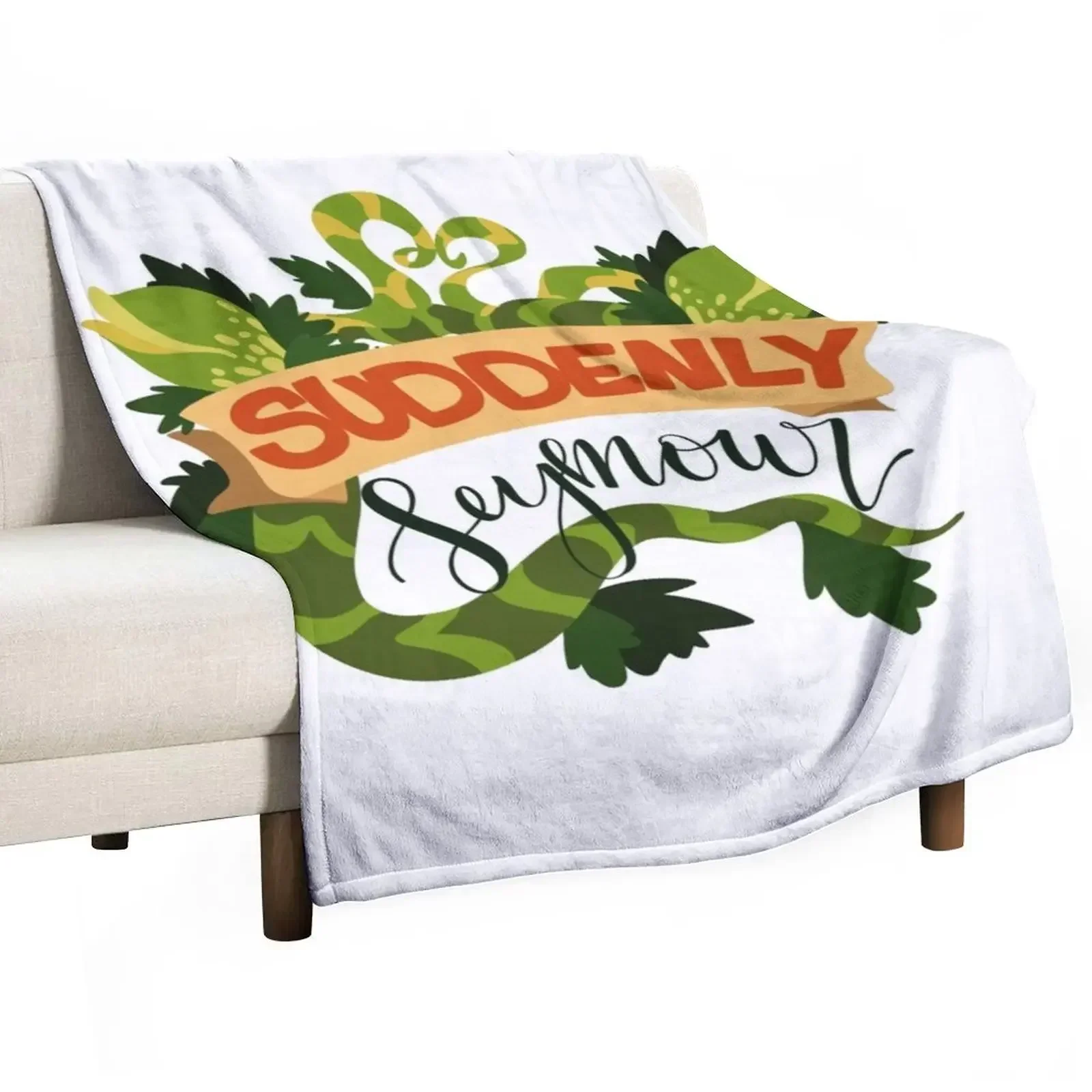 Suddenly Seymour - Little Shop of Horrors Throw Blanket for sofa funny gift Blankets