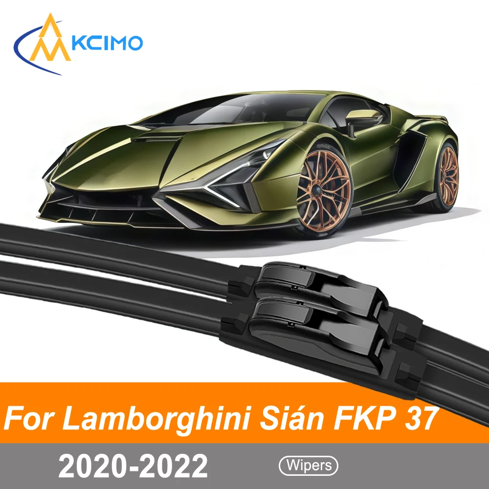 

Quiet Wiper Blades Pair/Set For Lamborghini Sián FKP 37 2020-2022 Direct Replacement All-Season Performance Easy to Install