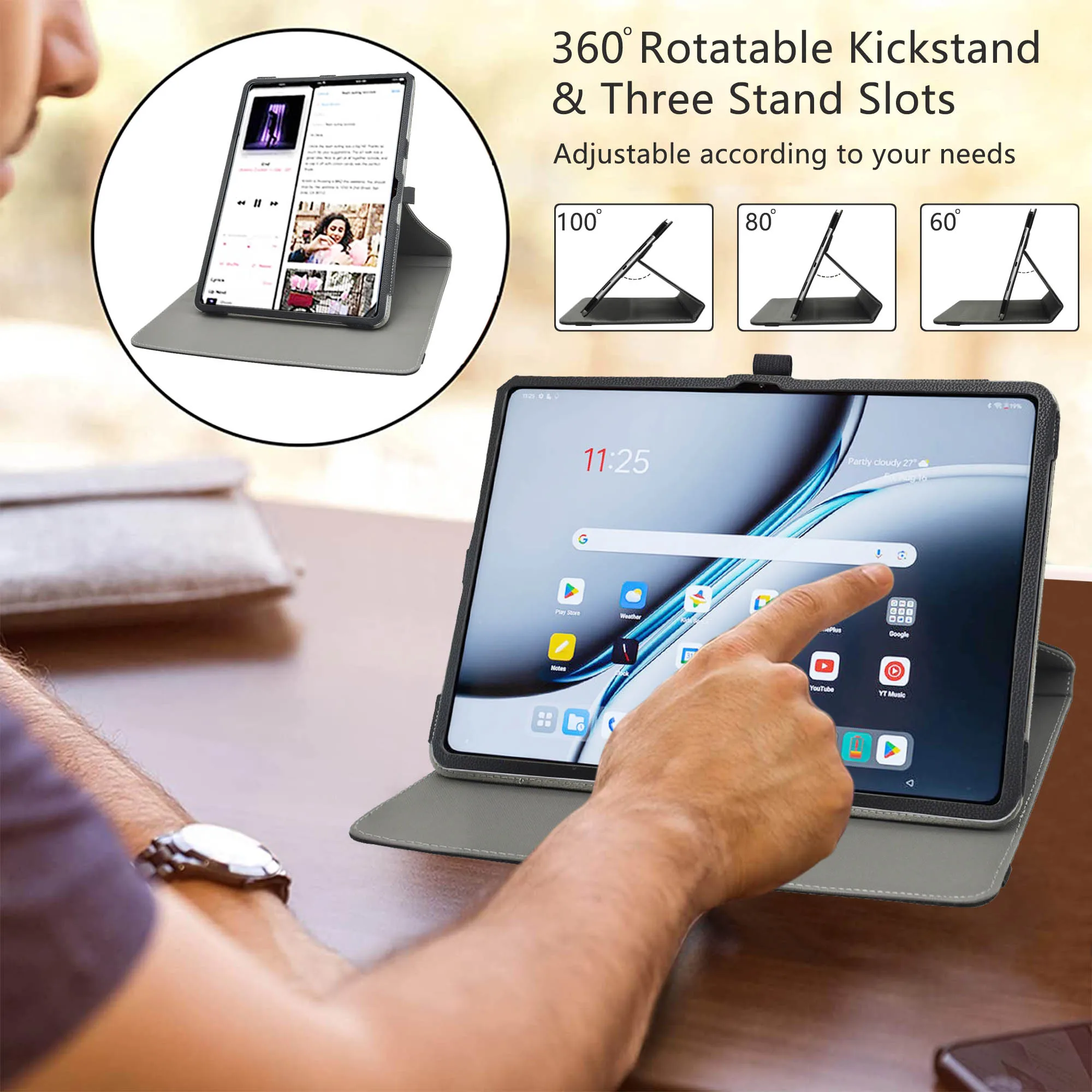 Immagine 5: Copertine in pelle PU per tablet Android OnePlus Pad 3 da 13,2