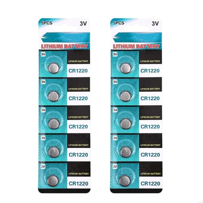 2025 NOWOŚĆ 5PCS/10PCS 3V BUTUCZNIK BAZTUJĄCEGO CR1220 CR1220 dla małych urządzeń elektronicznych