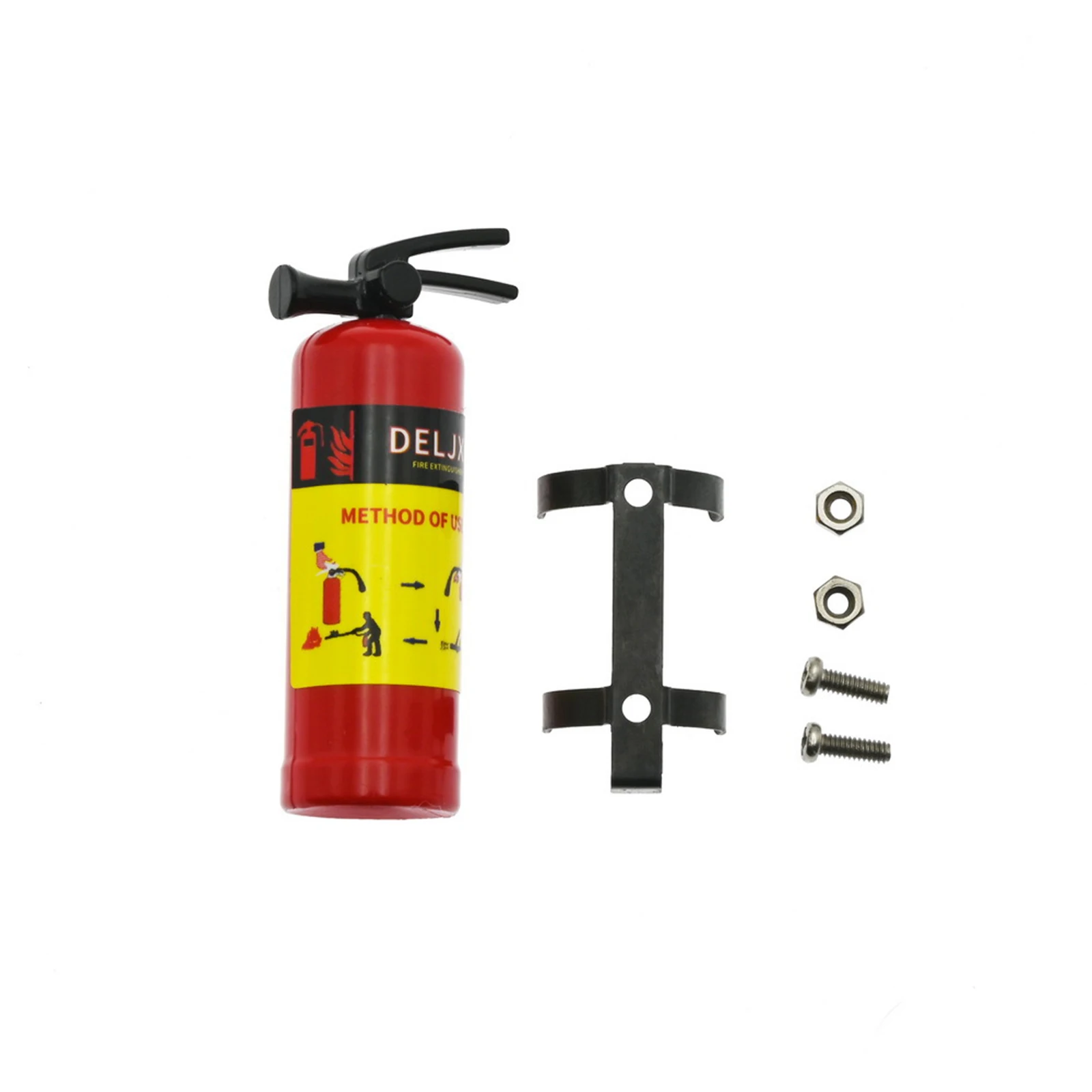 Simulation Mini Fire Extinguisher for Axial SCX10 TRX-4 WPL MN Truck RC Car Decoration Tool