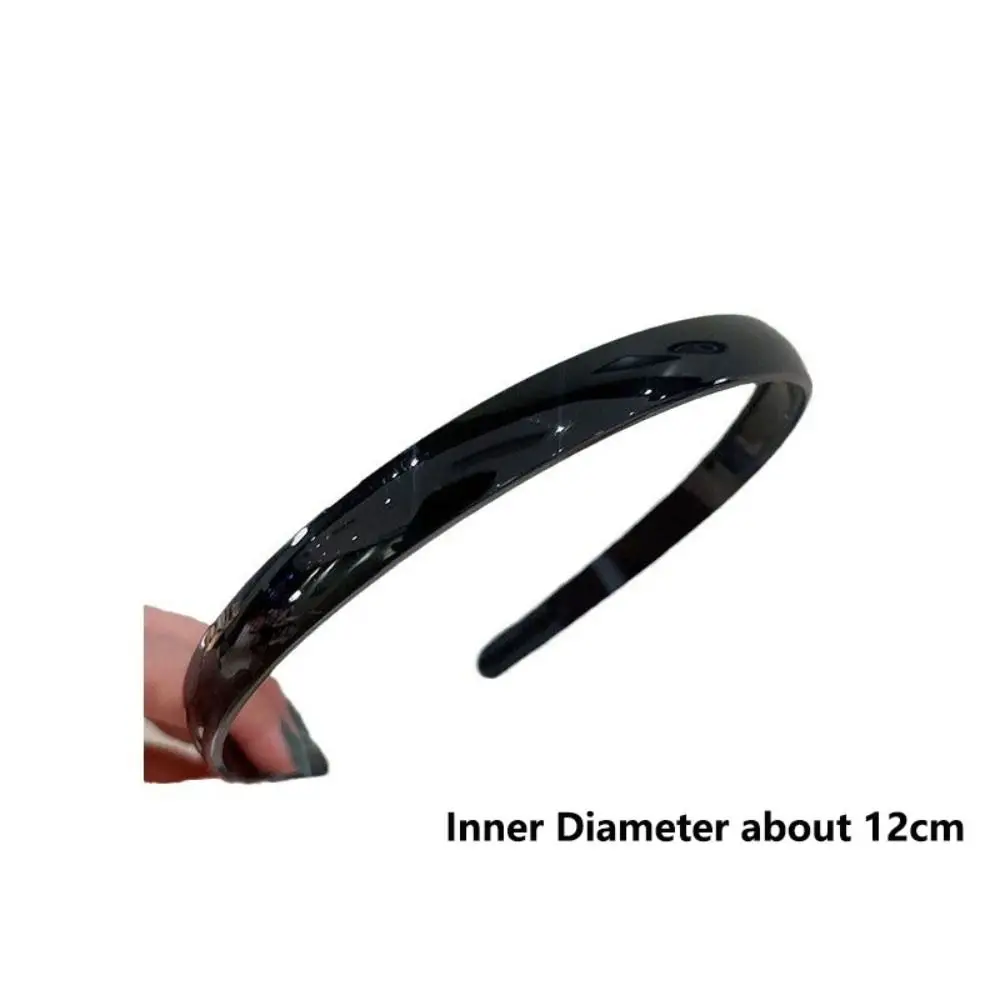 Toothed Jelly Hair Hoop Non-slip Water Light Acrylic Headband High Cranial Crest Solid Color Minimalist Korean Hairband