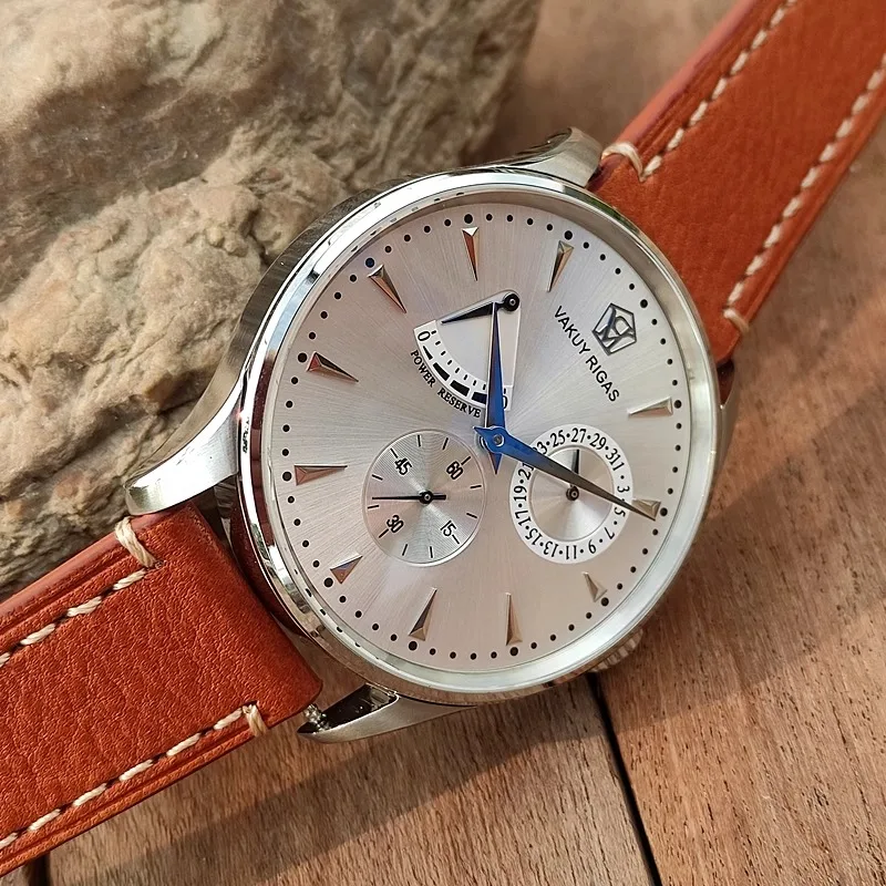 Модные автоматические часы VaKuy клоун ST1780 калибр деловой мужской кожаный календарь