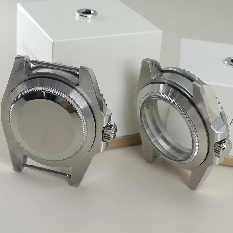 Fanya 10ATM 40mm Case Sapphire For Seiko NH35 NH36 NH34 NH38 8215 ETA2824 Movement Men's Mechanical Watch Parts GMT Design Style