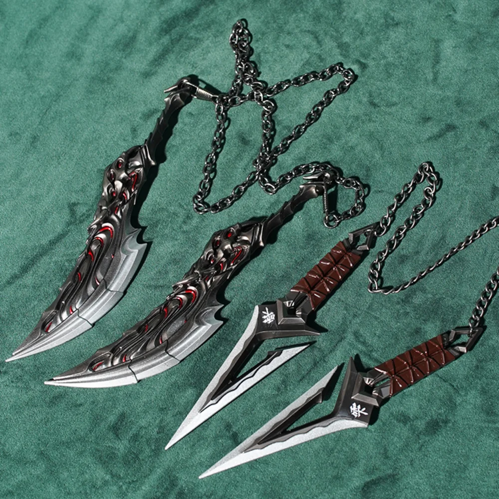 Valorant Broń Ostrza Primordii Kuronami No Yaiba Ninja Kunai Broń bliskiej walki Model Metalowy Miecz Samurajski Ozdoby Prezenty Zabawki