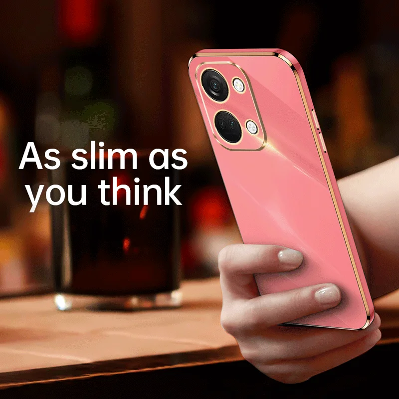 Plating Colorfast Silicone Phone Case for OnePlus Nord 3 Nord3 5G Soft Luxury Camera Protection High Quality Original Back Cover