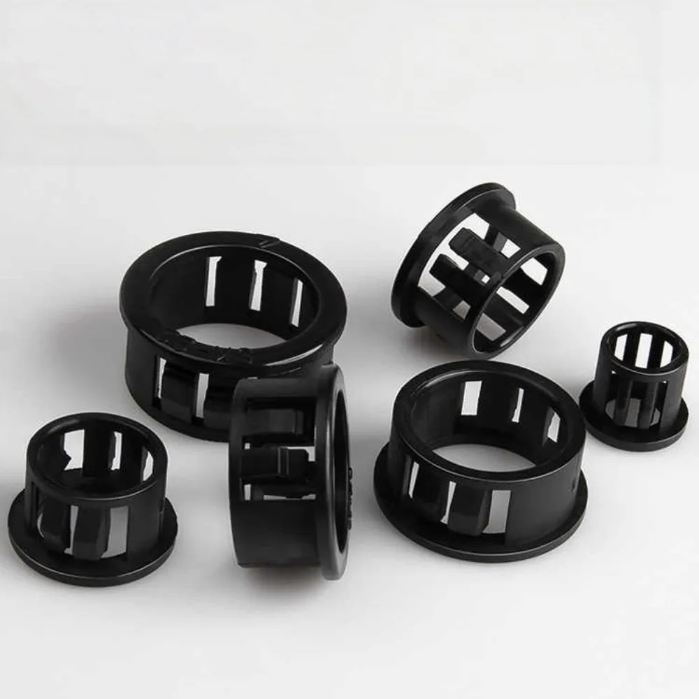 Buckle‑On SB Nylon Cable Grommet PA66 Plastic Wire Protection Sleeve Machine Cabinet Through‑Hole Seal Ring Hardware Parts