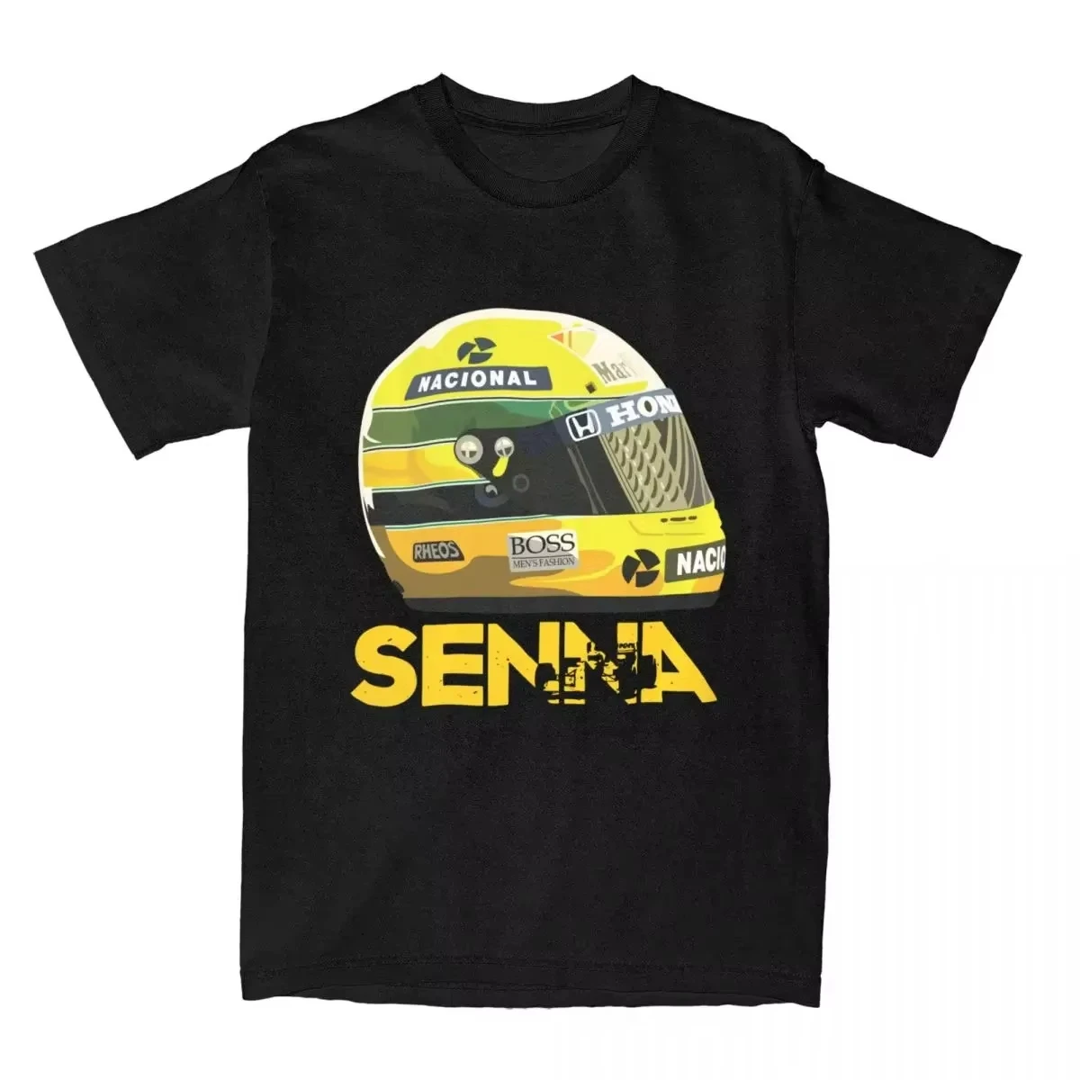 2025 Streetwear Men T Shirt Casual Ayrton Senna Brazilian Formula 1 Legend T-shirt Graphic Oversized Breathable Fashion tee tops