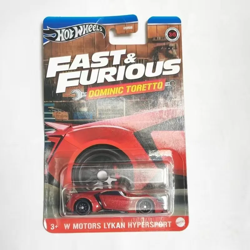 Mattel Hot Wheels 1/64 Fast & Furious: Dominic Toretto Series (2024) Mazda Rx-7 Chevelle Chevy Dodge Car Diecast Vehicle Toys