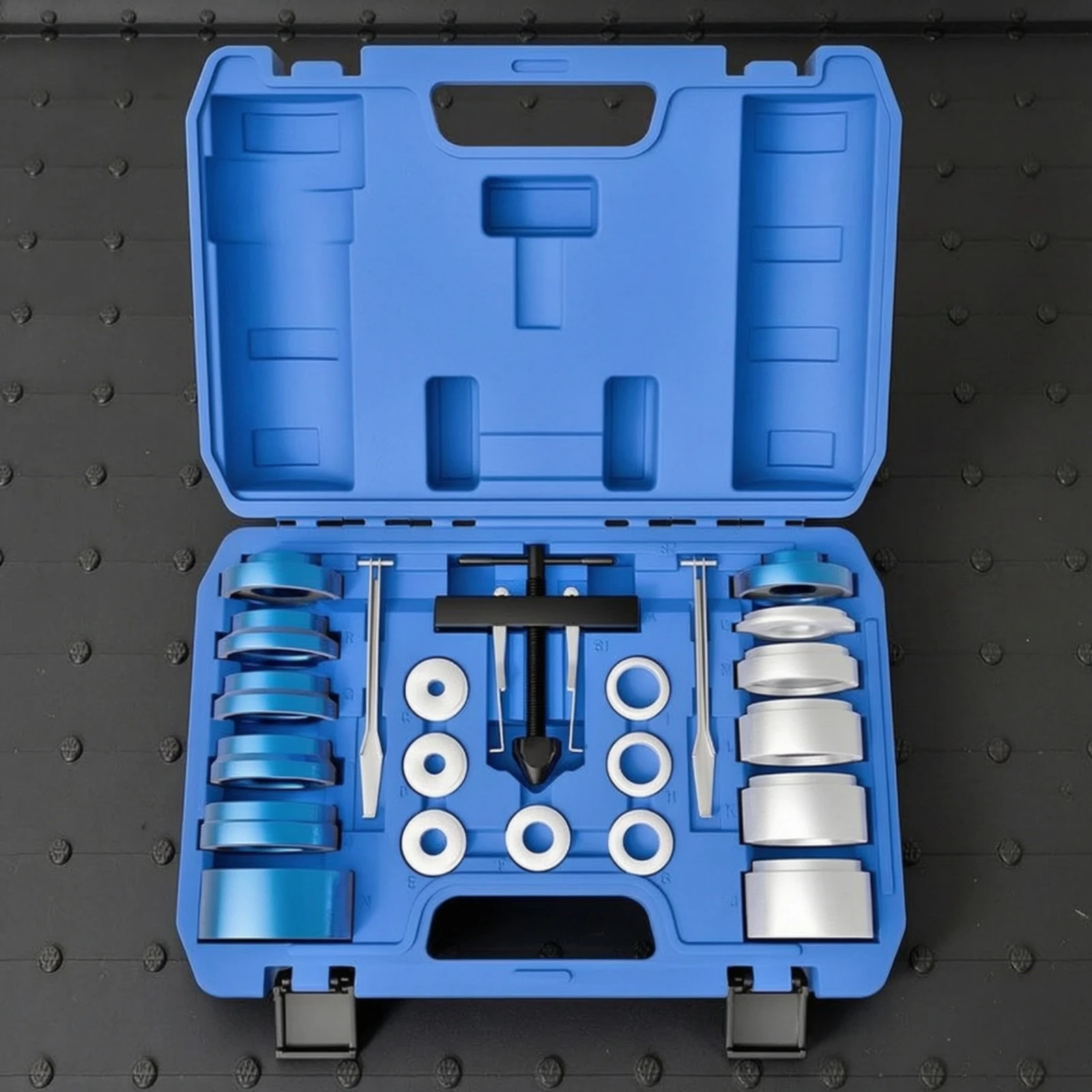 Crankshaft Camshaft Oil Seal Puller Tool Kit Screw-Driven Crankshaft Oil Seal Tool with Case Interchangeable Compact