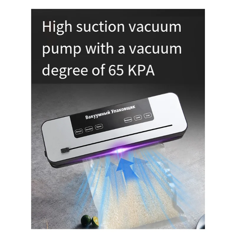 AB41-Automatic For Home Vacuum Sealer Machine Dual-Mode Bag Size Support Dry Wet Food Storage Freshness Preservation