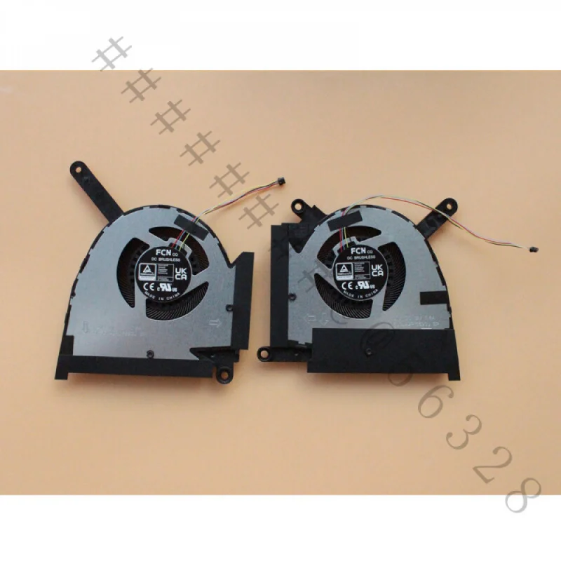 SC+New DC12V 0.6A Dual Turbo Fan CPU GPU Blower For ASUS TUF Dash F15 FX517ZC FX517ZR RTX3070 Notebook Pair Cooling Fans