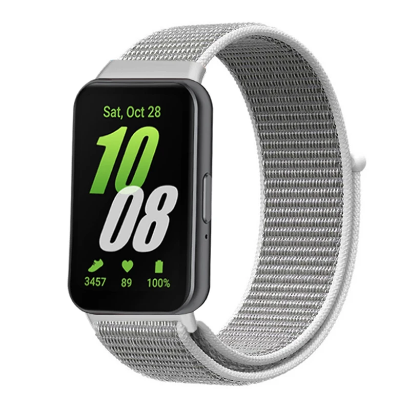 Schutzhülle + Nylonbänder für Samsung Galaxy Fit 3, Armband-Zubehör, atmungsaktives, verstellbares Ersatz-Sportarmband, Correa Galaxy Fit 3. – Detail 3