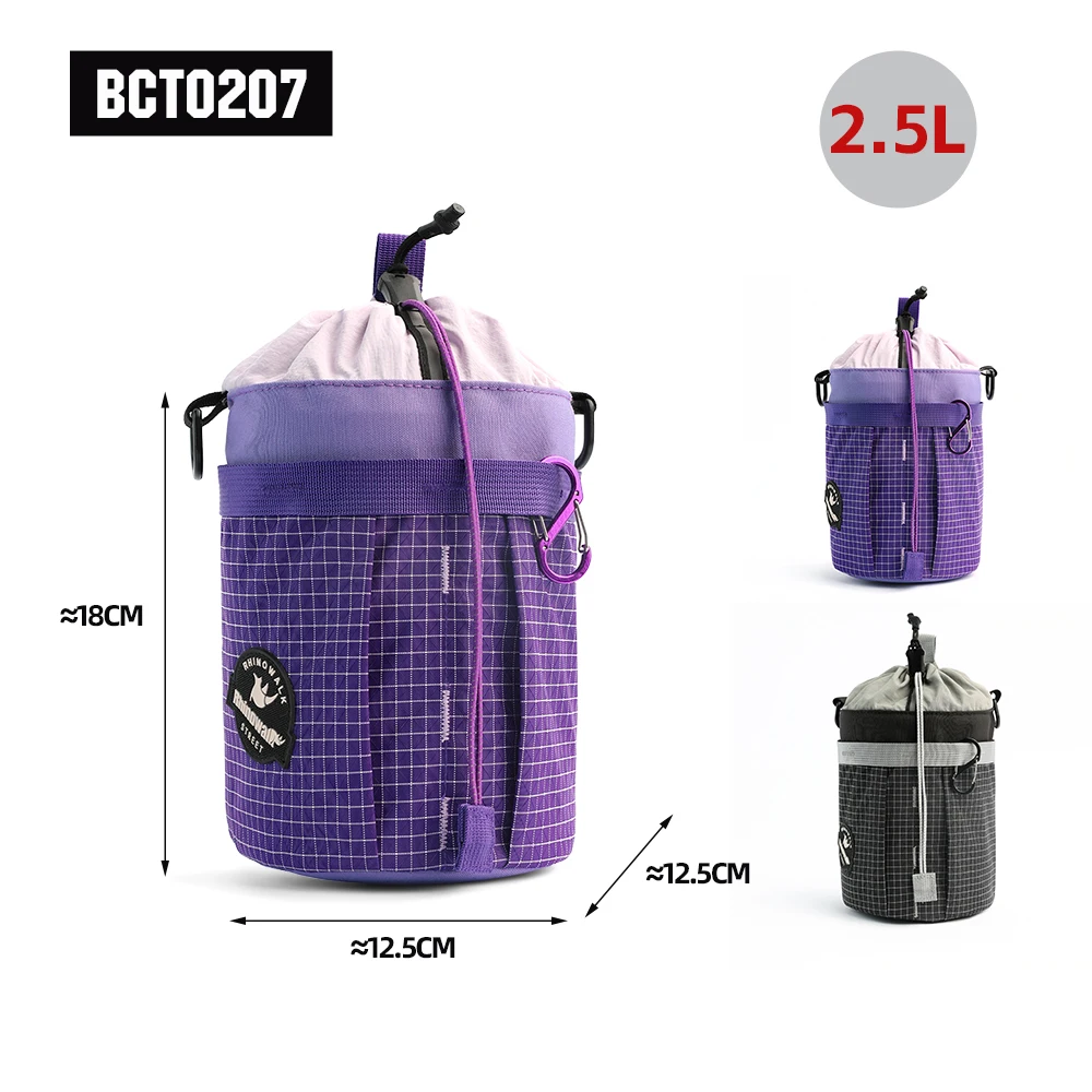 Rhinowalk دراجة الجبهة أنبوب حقيبة زجاجات المياه 2.5L الحضرية الدراجات المقود الناقل الحقيبة تخزين ل دراجة الطريق الجبلية دراجة قابلة للطي #6