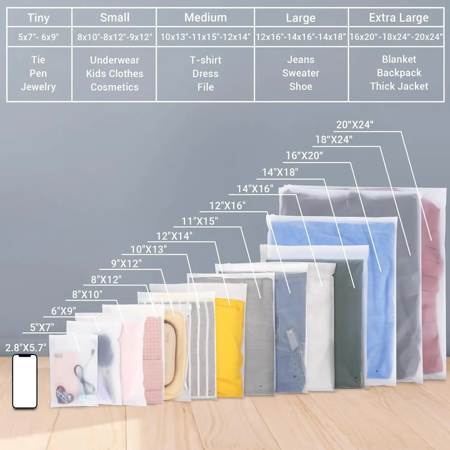 500 قطعة/الوحدة بالجملة مخصص ماتي متجمد البريدي ختم زيبلوك أكياس التعبئة والتغليف البلاستيكية لتخزين الملابس الفضاء التوقف حقيبة بلاستيكية #5