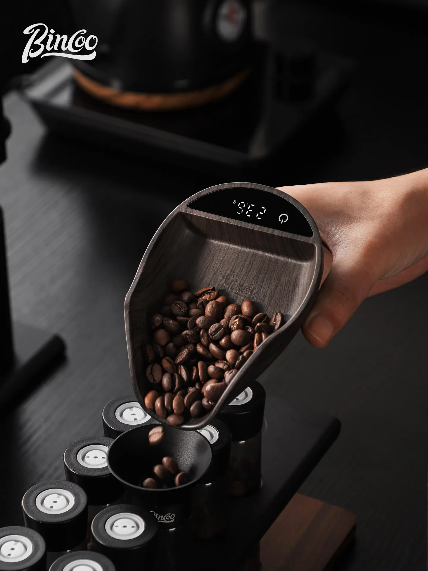 Bincoo coffee electronic scale bean saucer two-in-one Italian pour-over coffee scale, rechargeable multifunctional