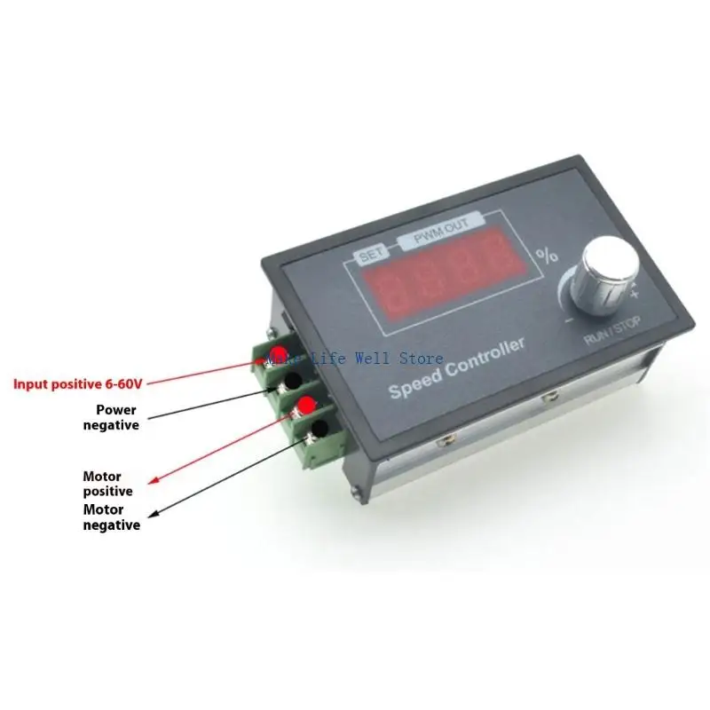  Small Frequency Motor Controller Encoders Knob 6V 12V 24V 36V 48V Electric