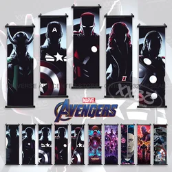 Marvel Poster The Avengers Movie Home Decor Captain America Wall Art Iron Man Hanging Painting Thor Scrolls Picture Hulk Mural