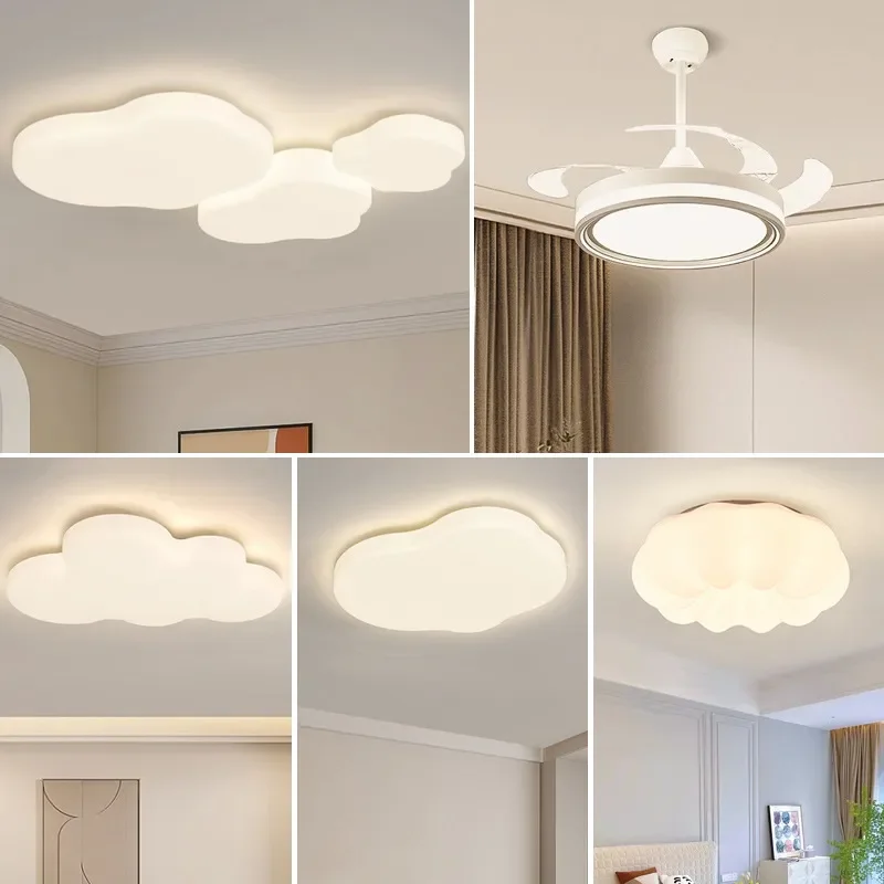 Modern Cloud Ceiling Light Nordic Simple Bedroom Living Room Lamps Whole House Package