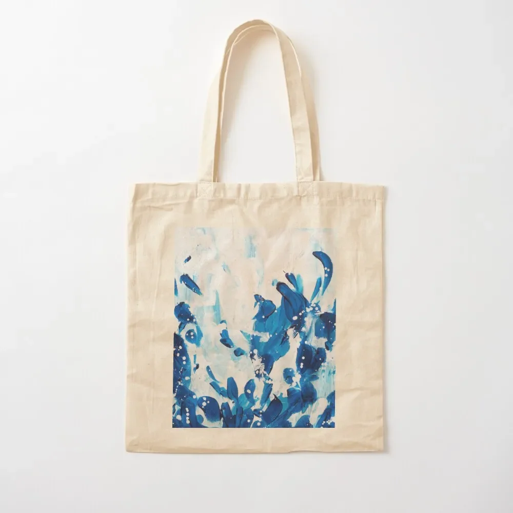 

Dabble and Blue abstract painting Tote Bag tote bags men custom canvas bag Tote Bag