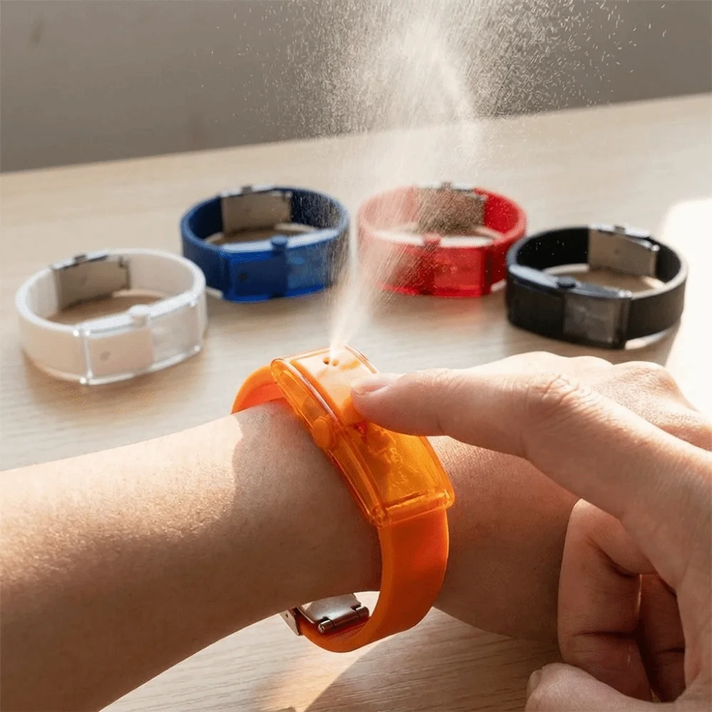 PVC Scent Diffuser Bracelet Lightweight Adjustable Wristband Dispenser Bracelet Refillable Scent System Wristband Gifting