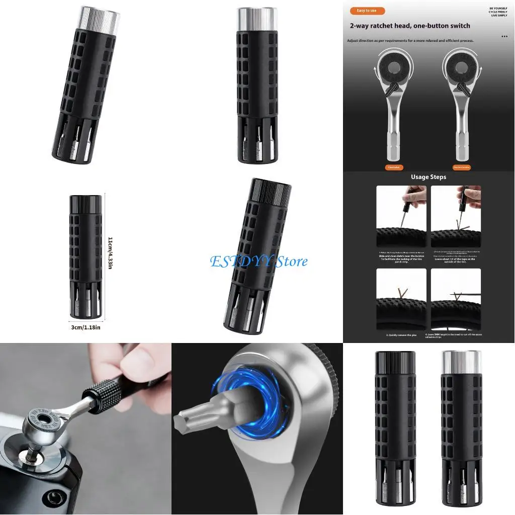 

G6DE Automotive Grade Bike Repair Tool Professional Ratcheting Wrenches