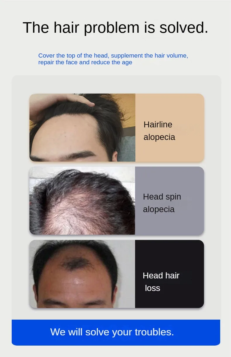 남성용 헤어 가발 클립 남성용 인간의 머리카락 가발 토퍼 리얼 헤어 가발 교체 블록 오버 헤드 천연 남성용 가발 조각