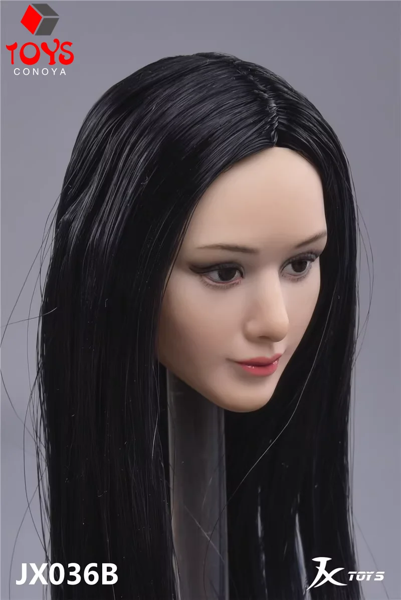 JXTOYS-036 1/6 échelle beauté asiatique Feier tête sculpture modèle adapté 12 ''femme soldat figurine corps poupée