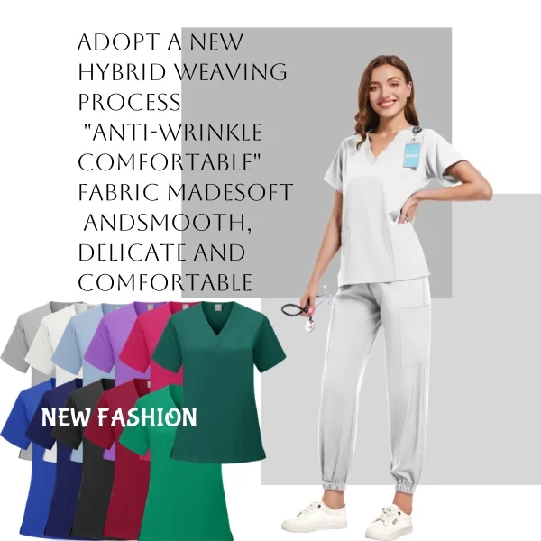 

4-Season Medical Scrubs - Winter Warm & Summer Cool Nursing Outfit, Hospital Uniform for Doctors & Healthcare Staff