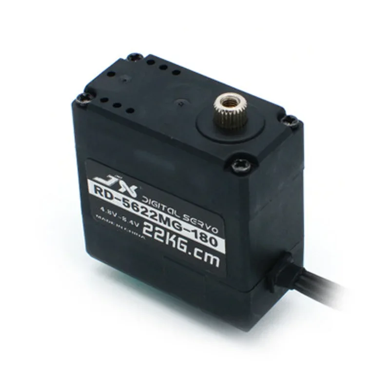 JX RD-5622MG 22 كجم 180/300 درجة الدقة ميتال جير عزم دوران كبير روبوت سيرفو محور مزدوج توجيه والعتاد #2