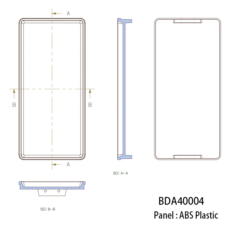 150X70Mm Abs Plastic Paneel Aansluitdoos Accessoires