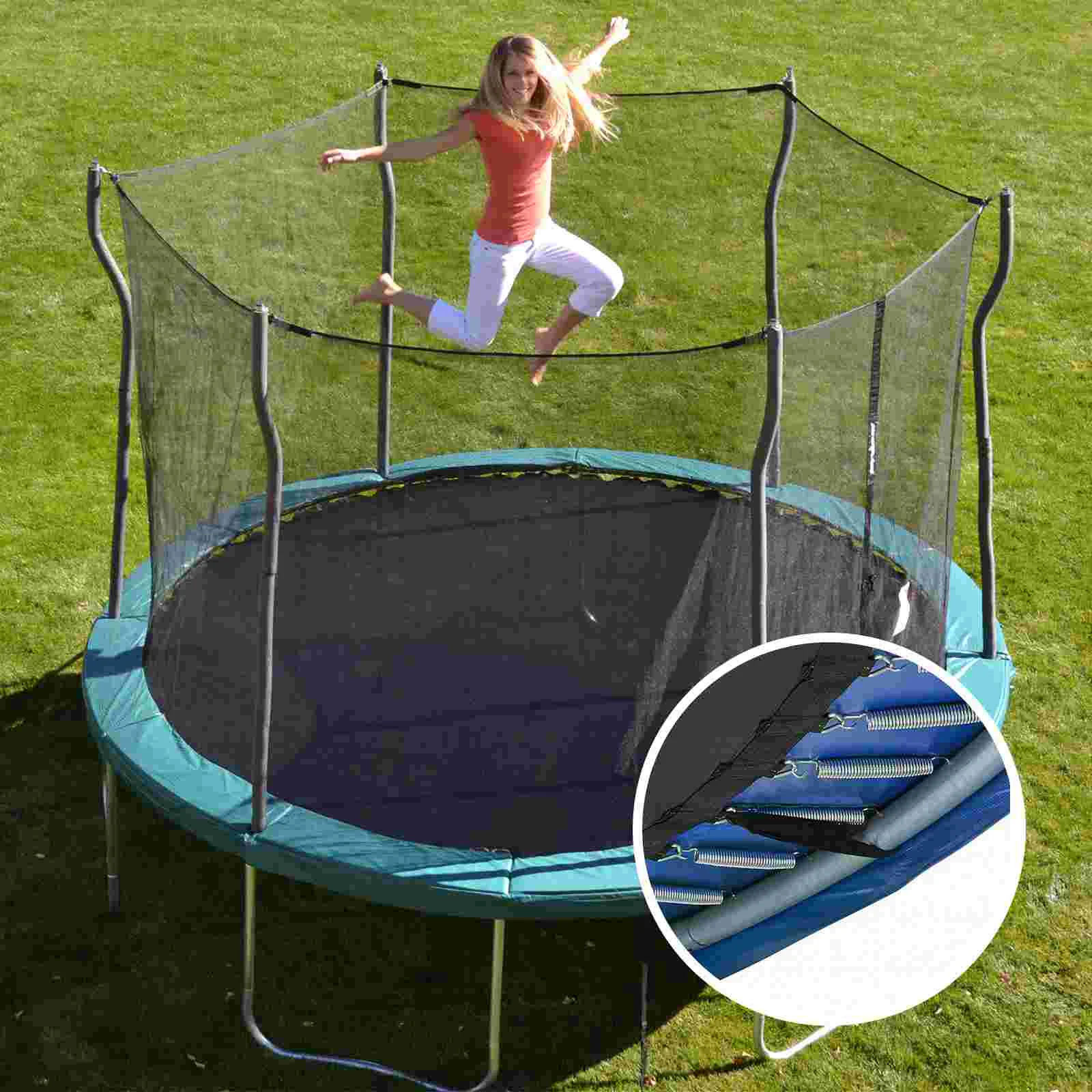 20-delige speciale ring voor trampoline kinderen gaasdoek gesp driehoekige ringen accessoires springbed gegalvaniseerd staaldraad kind