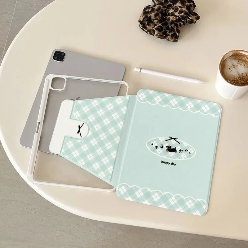 

Чехол с вращением для Ipad Air 5-го поколения 10,2, 7-го, 8-го 9-го поколения, Ipad Mini6 8,3 для Samsung Tab S7 S8 S9 11 Plus Cute Puppy