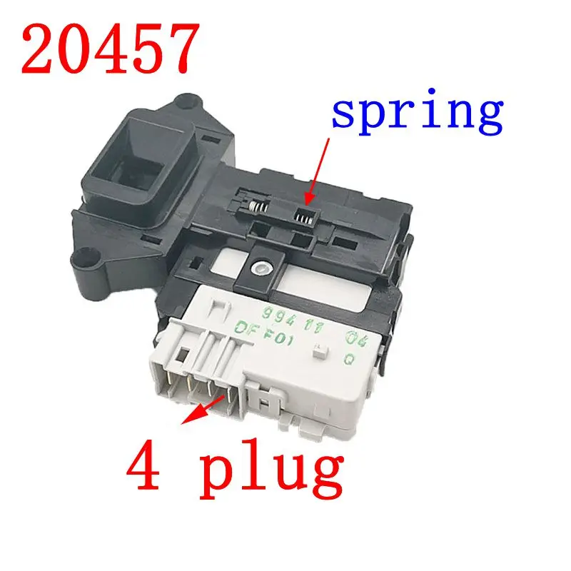 

for Drum washing machine electronic door lock delay switch EBF49827803 4 plug 1pcs