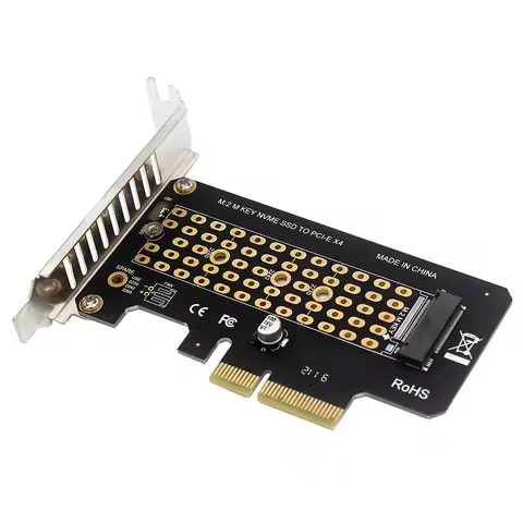 M Key Interface Card Suppor PCI Express 3.0 X4 2230-2280 M.2 NVMe SSD TO PCIE X4 Adapter Full Speed 32gbps for Windows/Mac/Linux