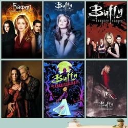 Buffy The Vampire Slayer Poster DIY Vintage Movie Poster Wall Art Painting Study Stickers Small Szie Wall Painting