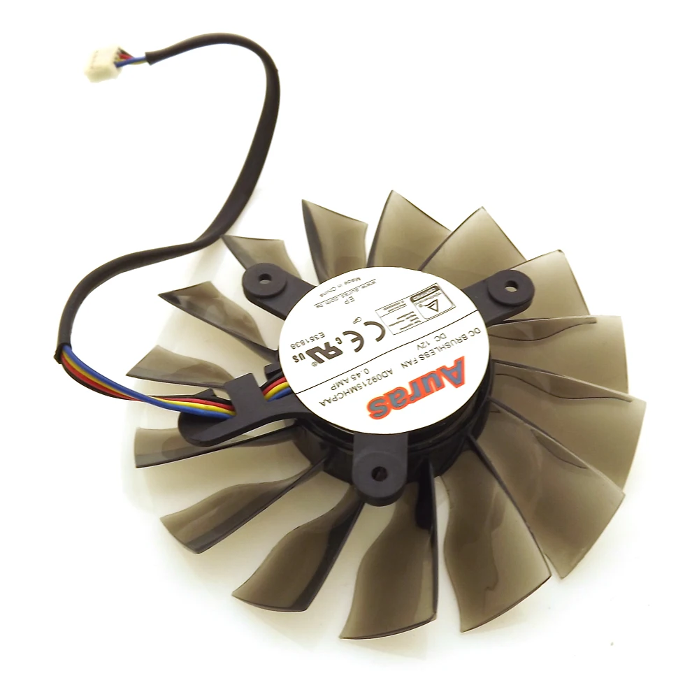 AD09215MHCPAA DC12V 89mm 0.45A 4Wire 4Pin For Dataland HD7850 Graphics Card Cooling Fan