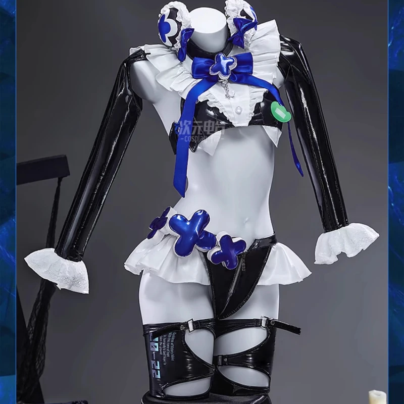 

Anime Hansel From Nikke Cosplay Costumes Hansel Sexy PU Bikini Halloween Costumes Momen