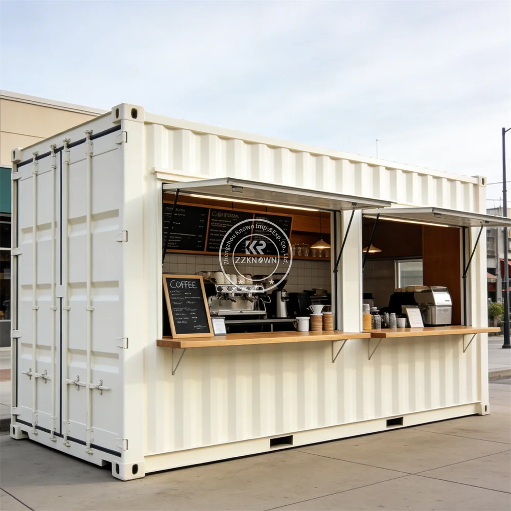

Creative Mobile Container Bar Container Mobile Kitchen Outdoor Beverage Milk Tea Bubble Tea Drink Shop For Business