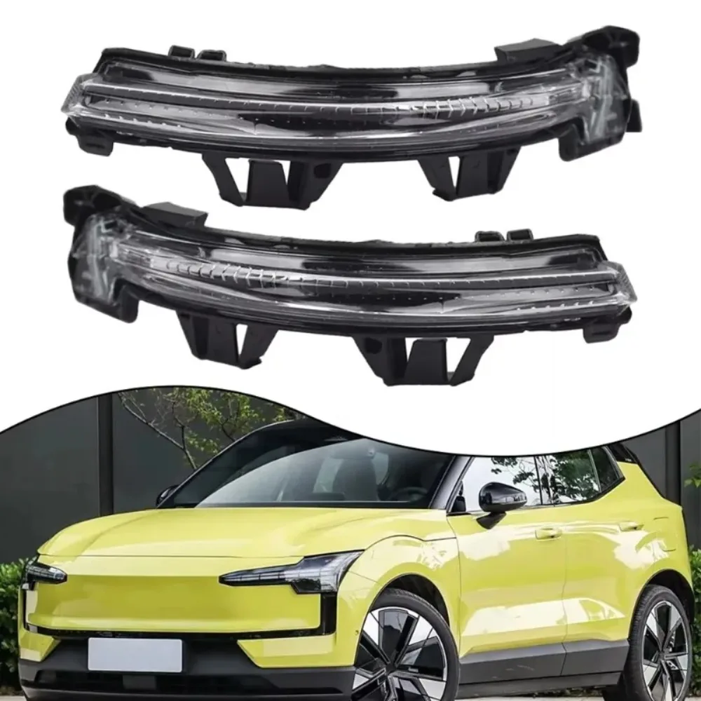 For Volvo V60 V90 S90 XC40 Left Right Pair LED Sequential Dynamic Side Mirror Blinker Light Turn Signal Lamp 31498601 31498602