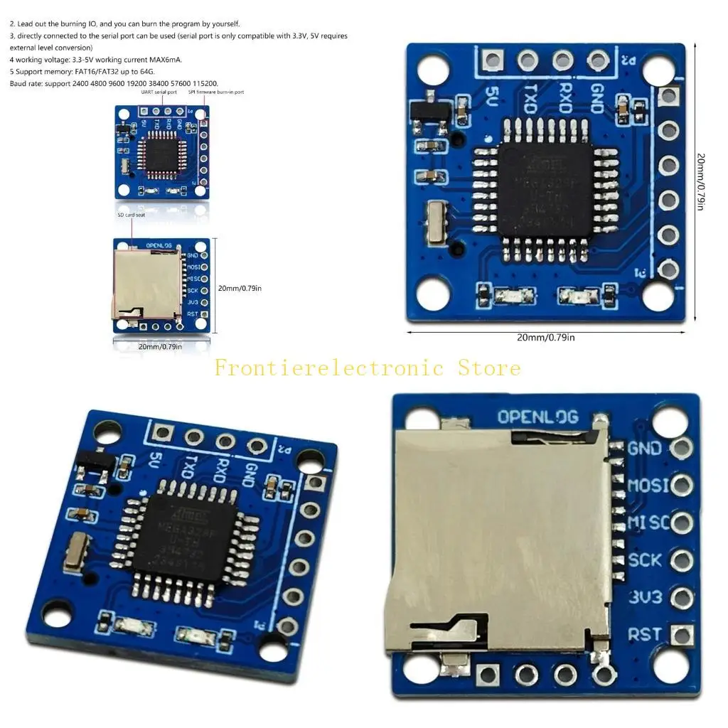 G8DB Openlog Serial Data Logger Flight Controller Board With Large Memory