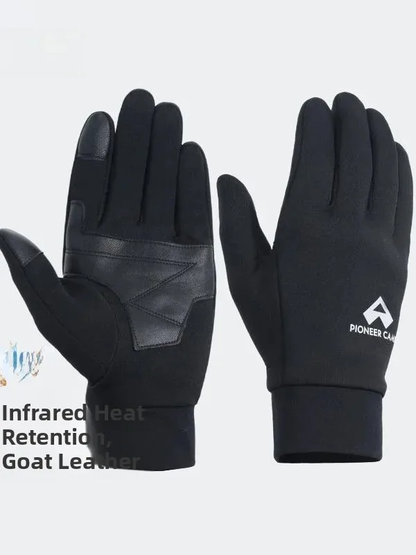 outdoor-men's-fleece-gloves-touchscreen-windproof-warm-leather-patchwork-anti-slip-hiking-skiing-gloves-by-trailblazer
