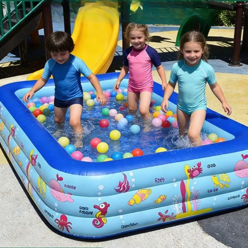 Swimming Pool 1PCS Indoor Large Game Inflatable Pool Long Kids Home Large Baby Toys Ocean Ball Pool