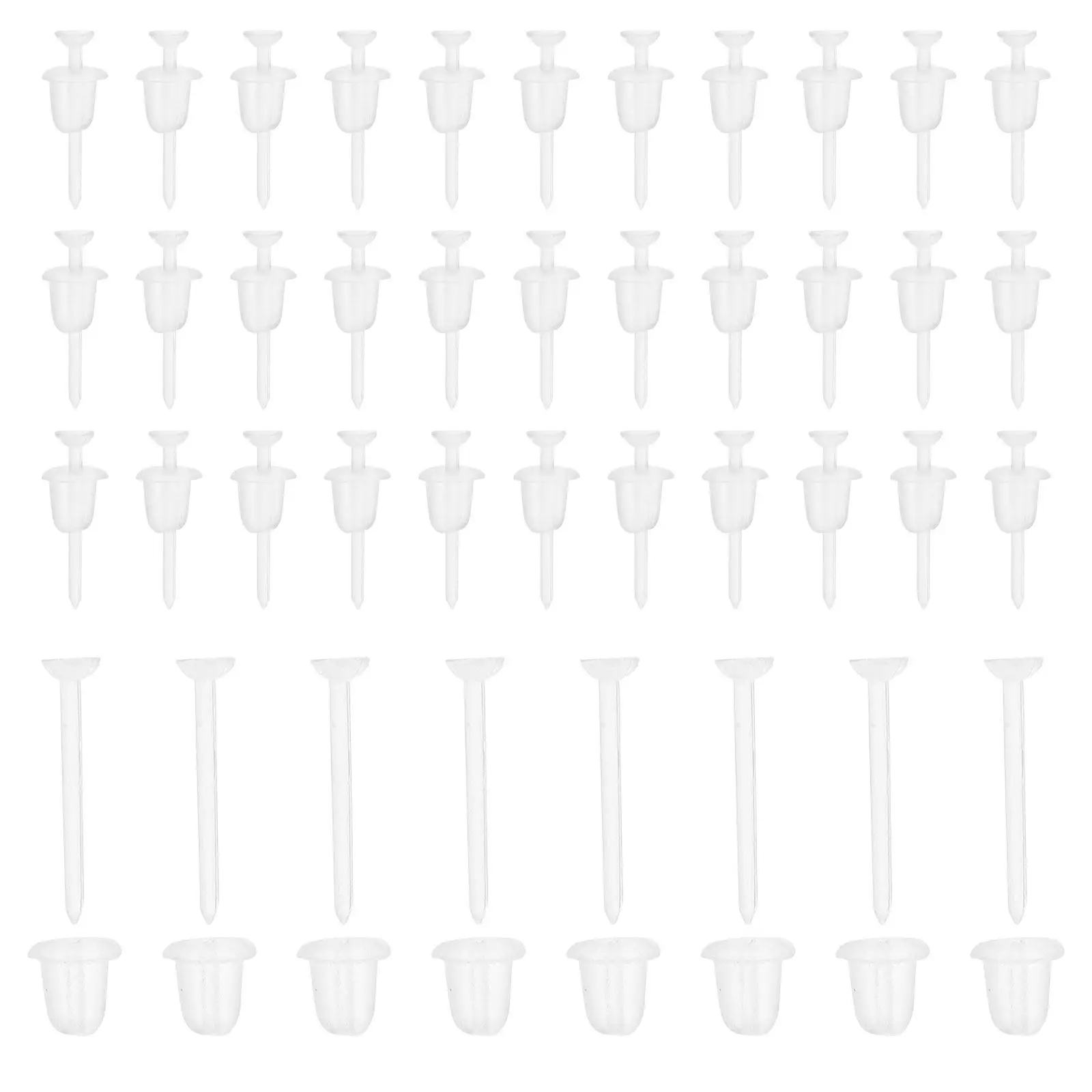 

300Pairs Clear Earring Backs for Studs Soft Transparent Locking Ear Stoppers Sports Daily Wear Secure Ear Safety Backings