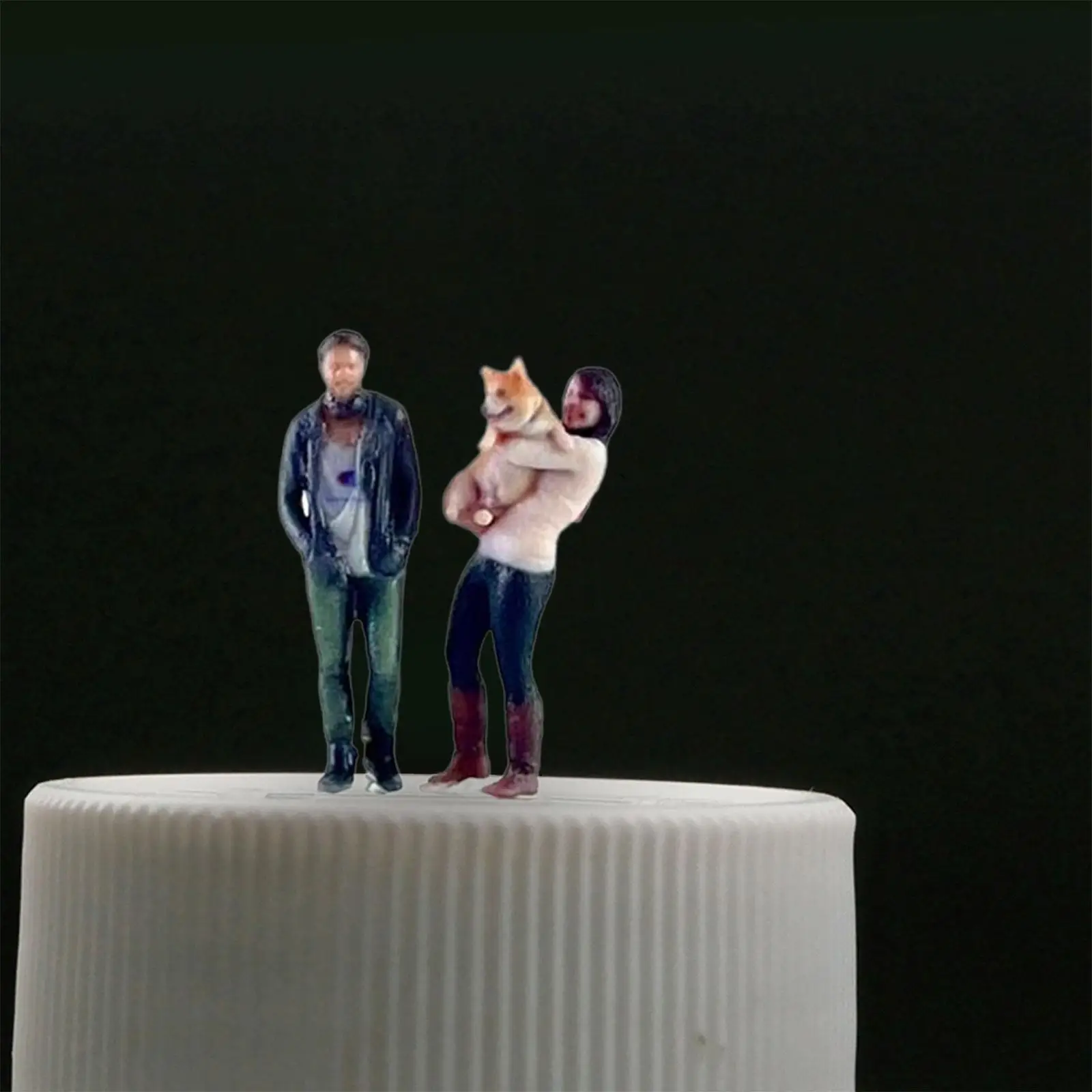 

2 шт. 1/64 набор моделей макета украшения диорамы сказочный сад рабочий стол