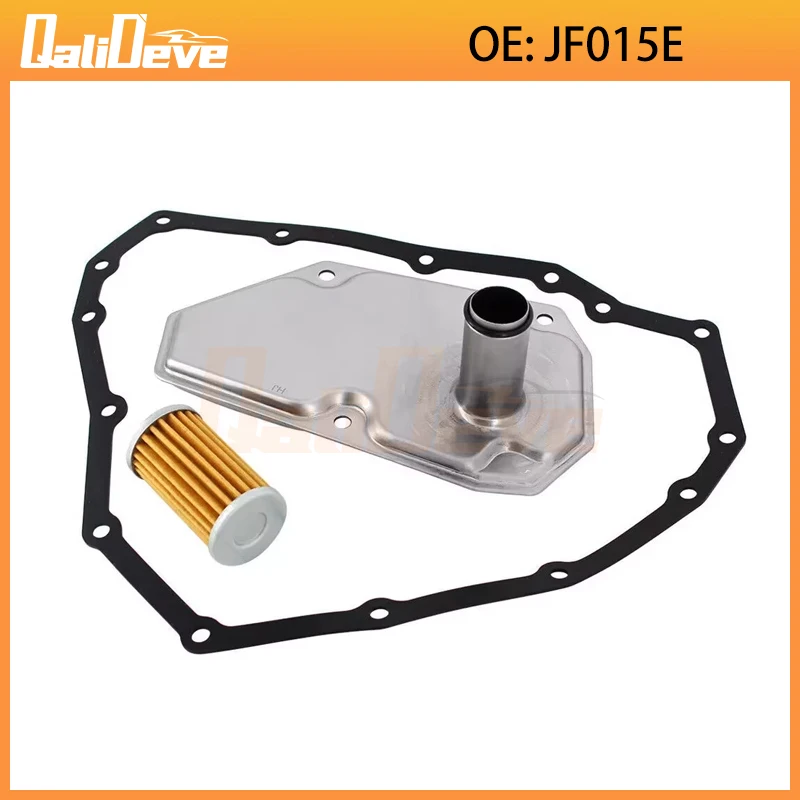 JF015E Set Transmission Oil Filters W/ Pan Gasket 31726-6A00A 31728-3JX0A 31726-28X0A For Nissan Tiida Sentra Suzuki Swift Chevy