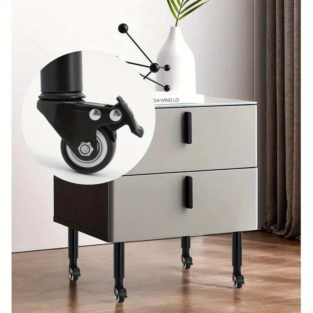 Cold rolled steel casters, table wheels, brake belts, stainless steel rotating wheels, universal wheels, telescopic feet